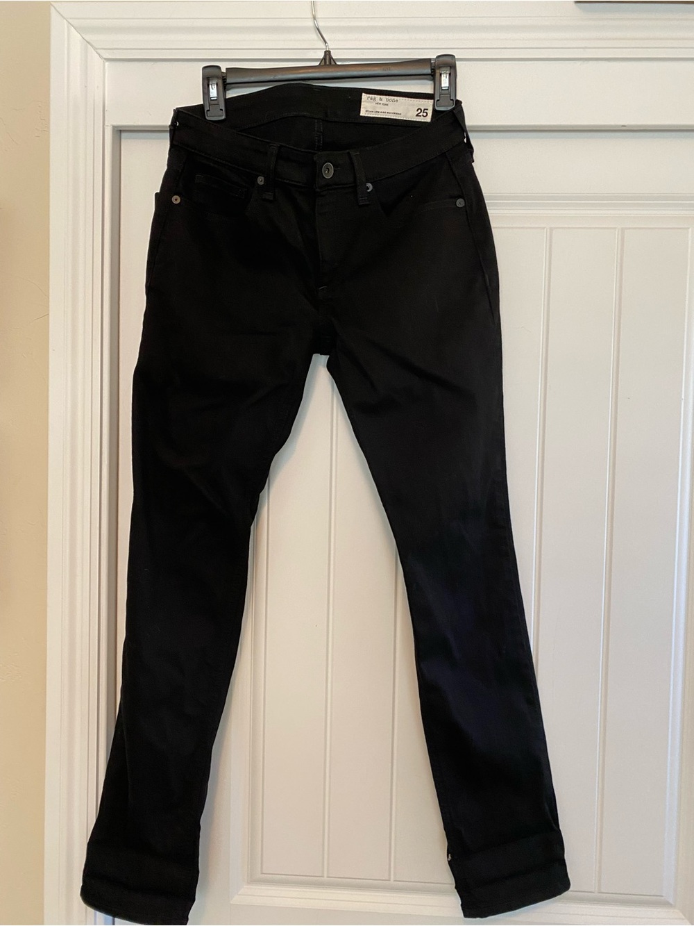 rag & bone Black SlimJeans